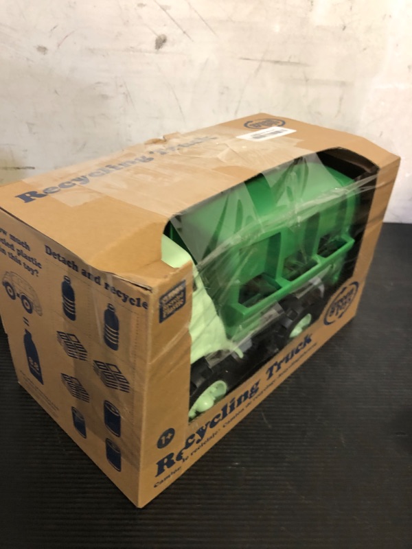 Photo 1 of Green Toys Recycling Truck in Green Color - BPA and Phthalates Free Garbage Truck for Improving Gross Motor, Fine Motor Skills. Kids Play Vehicles