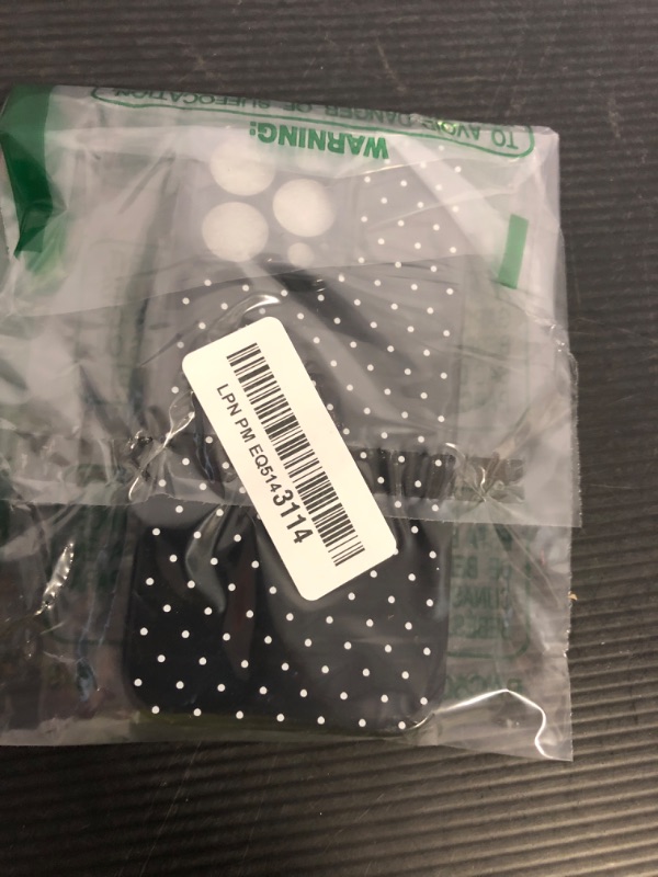 Photo 1 of Lovmooful Compatible for iPhone 13 Pro Case Cute Polka Dot with Aesthetics Design for Girls Women Soft TPU Shockproof More Protective Girly for iPhone 13 Pro Case-Black
