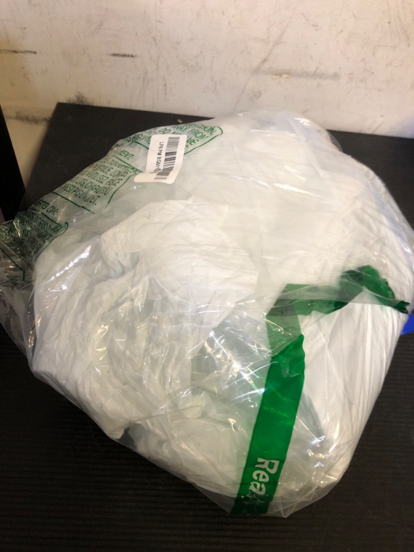 Photo 1 of T.FORING 15 Gallon Trash Bags with Drawstring - 120 Count Heavy Duty 1.25 Mil Garbage Bags 56 Liter Tall Kitchen Bin Liners Unscented White for Home Yard Lawn