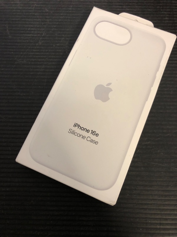 Photo 1 of Apple iPhone 16e Silicone Case – White ???????
