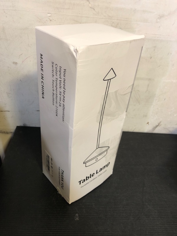 Photo 1 of NEWSEE Modern Cordless Table Lamp , Portable LED Desk Lamps, 5000mAh Rechargeable Battery Operated Lighting for Bedroom Dining Room Restaurant Coffee Shop Camping Night Light (Brown)