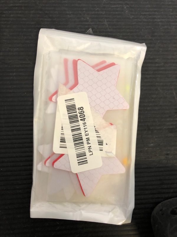 Photo 1 of Ymapinc 40Pcs Star Shape Reflective Stickers, Warning Safety Reflector Stickers for Kids, Waterproof Safety Helmet Stickers for Vehicles, Bicycles, Motorcyclesc and Construction Workers