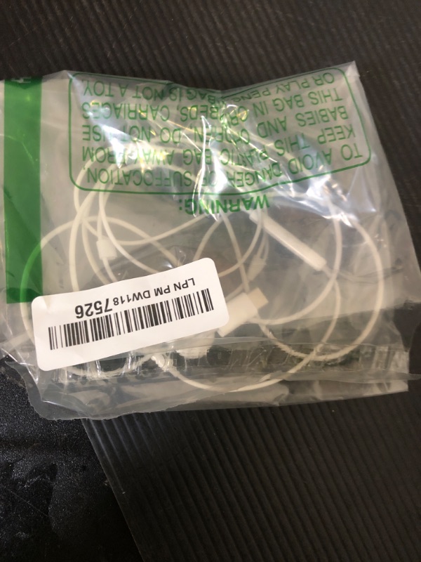 Photo 1 of Apple EarPods Headphones with USB-C Plug, Wired Ear Buds with Built-in Remote to Control Music, Phone Calls, and Volume