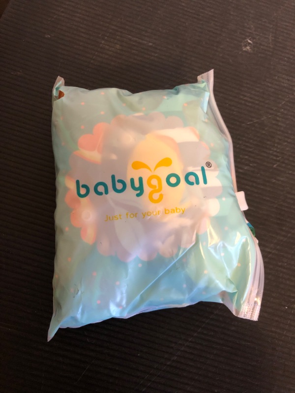 Photo 1 of Babygoal Baby Swim Diapers 3 Pack for 0-8 Months Infant Girls and Boys, Reusable Adjustable Washable for Swimming Lessons-Pineapple,Lemon,Grapefruit