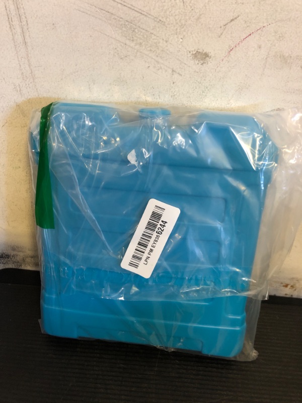 Photo 1 of Cool Coolers by Fit + Fresh, XL Cooler Ice Block, Large and Powerful Ice Pack, Perfect for Insulated Cooler, Beach Bag, Backpack Cooler & Travel, 1PK, Blue