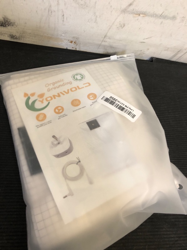 Photo 1 of Yonwold Organic Grounding Sheet 10% Silver Full/Double for Bed Sleeping Therapy with Safest Ground Adapter and Connection Cord 54X75 INCH