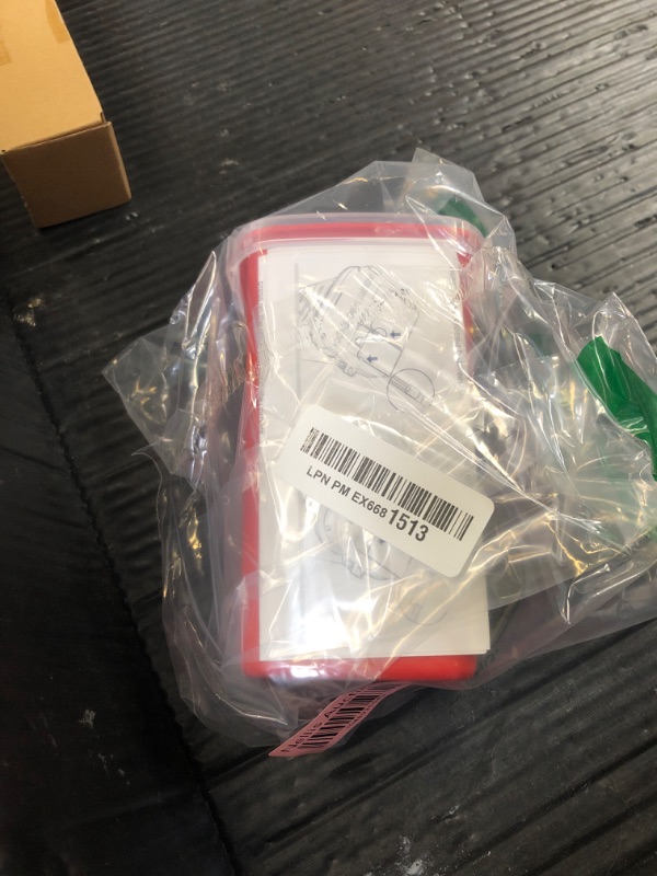 Photo 1 of Alcedo Sharps Container for Home Use 1 Quart (1-Pack) | Biohazard Needle and Syringe Disposal | Small Portable Container for Travel and Professional Use