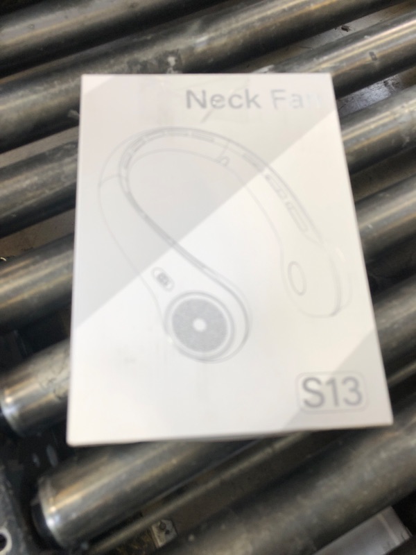 Photo 1 of Neck Fan, Portable Neck Fan with LED Display, 4000mAh, 360° Cooling, 3-Speed Adjustment & Whisper-Quiet Operation, Twistable, Rechargeable, Gift for Women Men, Outdoor Indoor as Travel Essential