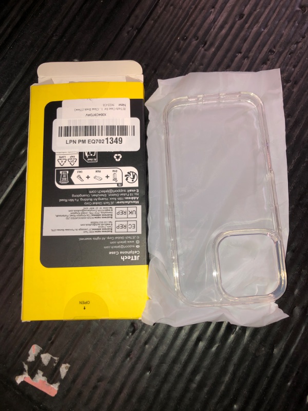 Photo 1 of JETech Case for iPhone 16 Pro 6.3-Inch, Non-Yellowing Shockproof Phone Bumper Cover, Anti-Scratch Clear Back (Clear)