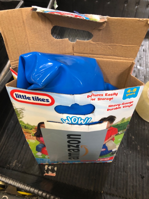 Photo 1 of Little Tikes Bouncing Fun! Blue Hopper 9301B - Mega 18" Inflatable Heavy Gauge Durable Vinyl Ball - Deflates Easily for Storage - Exercise Learning Fun? YES - Use That Energy! for Kids Ages 4-8
