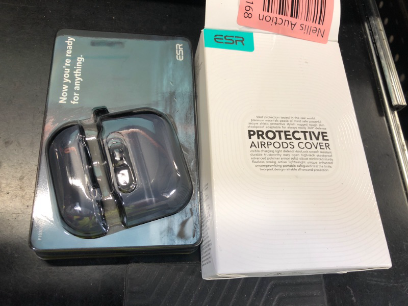 Photo 1 of ESR for AirPods 4 Case, Compatible with AirPods 4 Generation Case (2024)(USB-C), MagSafe Compatible, Magnetic Lid Lock, Drop-Proof Protection Cover with Lanyard, Pulse Series,Blue