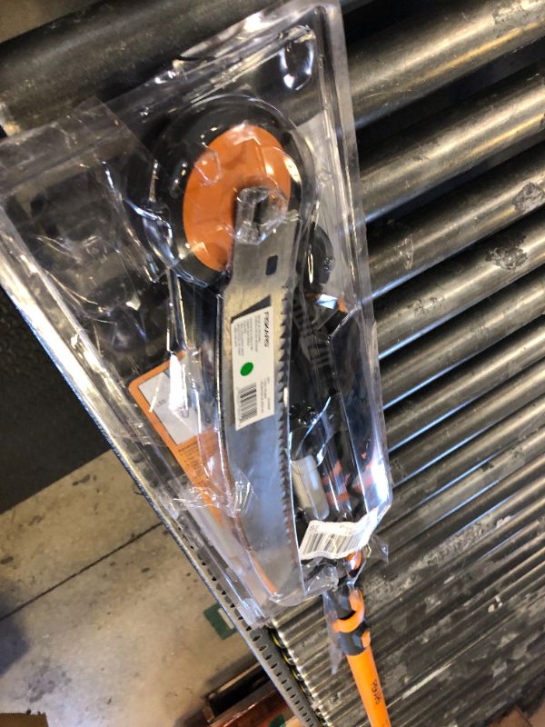 Photo 1 of Fiskars 7-16 ft. Extendable 2-in-1 Pruner and Pole Saw For Tree Trimming, Tree Trimmer with Chain-Drive for Cutting Branches up to 1.25" Diameter with More Power, Garden Tools