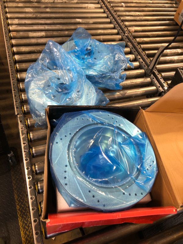 Photo 1 of A-Premium Front and Rear Drilled and Slotted Disc Brake Rotors Compatible with Select Chevy, GMC and Cadillac Models - Silverado 1500, Sierra 1500, Escalade, Avalanche, Suburban, Tahoe, Yukon, 4-PC