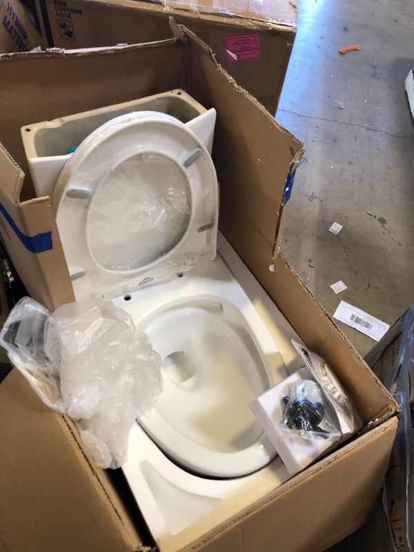Photo 1 of Swiss Madison SM-1T254 St. Tropez One Piece Toilet Dual Tornado Flush 0.8/1.28 GPF with Soft Closing Seat, Comfort Height