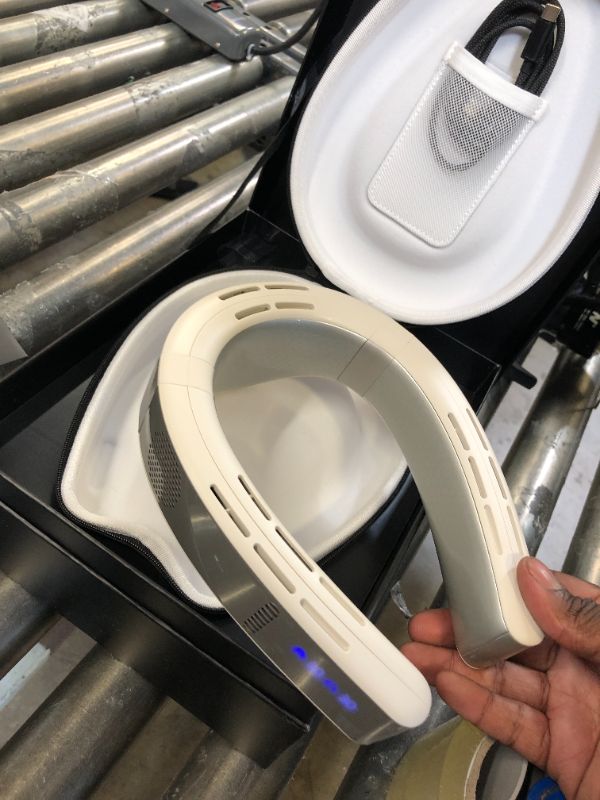 Photo 1 of TORRAS 2025 Top Al Neck Fan Air Conditioner Coolify Cyber, Portable Neck Fans that Blow Cold Air?No.1 Coolest & 720° Immersive Cooling? Personal AC Rechargeable for Outdoor/Indoor. Gifts for Dad/Mom