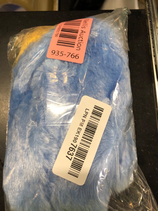 Photo 1 of Best Pet Supplies Crinkle Dog Toy for Small, Medium, and Large Breeds, Cute No Stuffing Duck with Soft Squeaker, Fun for Indoor Puppies and Senior Pups, Plush No Mess Chew and Play - Blue