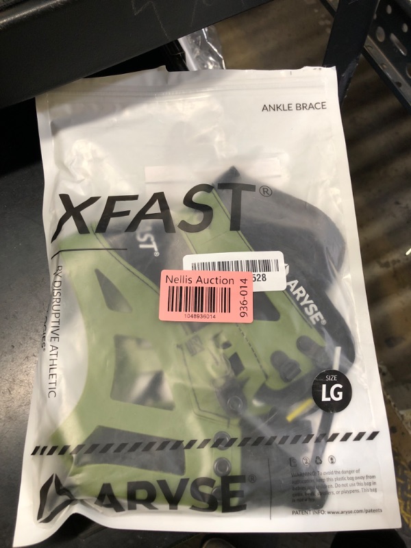 Photo 1 of ARYSE XFAST - Cleat Ankle Brace & Stabilizer - Superior Ankle Support for Men and Women. Football, Soccer, Lacrosse, Rugby & More - (Large, Green, Single)