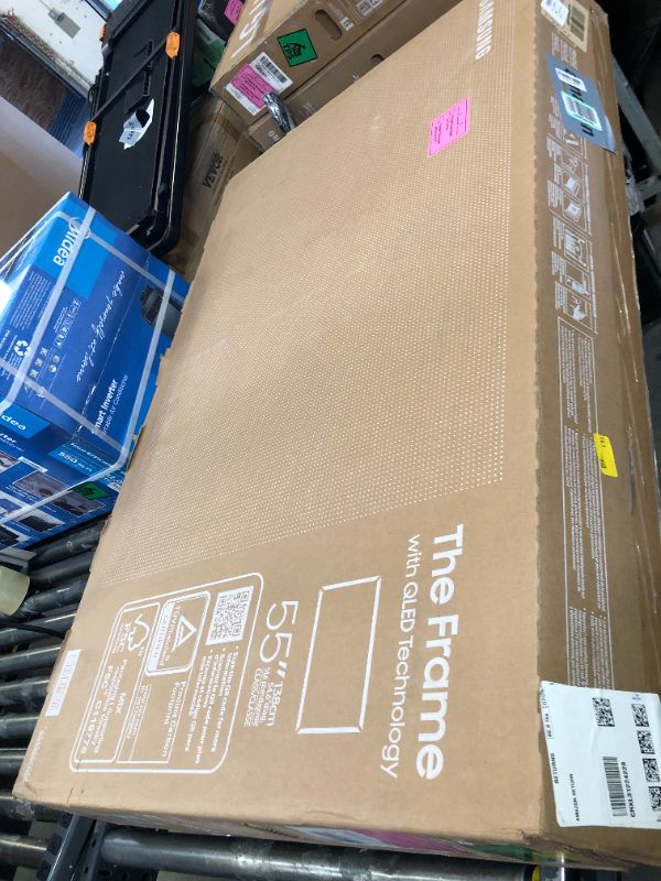 Photo 1 of Samsung 55-Inch Class The Frame LS03F 4K QLED Smart TV (2025 Model) Modern Frame Design, NQ4 AI Gen2 Processor, Art Mode, Artful Picture Quality, Samsung Vision AI, Alexa Built-in