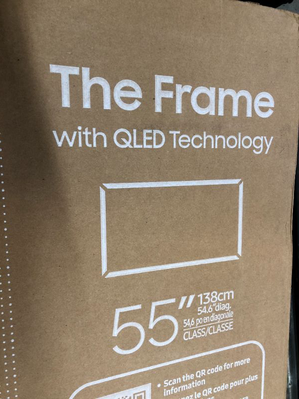 Photo 1 of Samsung 55-Inch Class The Frame LS03F 4K QLED Smart TV (2025 Model) Modern Frame Design, NQ4 AI Gen2 Processor, Art Mode, Artful Picture Quality, Samsung Vision AI, Alexa Built-in