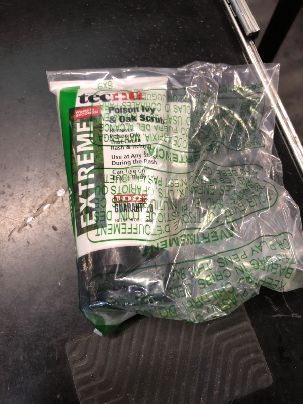 Photo 1 of Tecnu Extreme Poison Ivy & Oak Scrub—Removes Toxin from Skin That Causes Poison Ivy and Poison Oak Rash, 4-Ounce Tube
