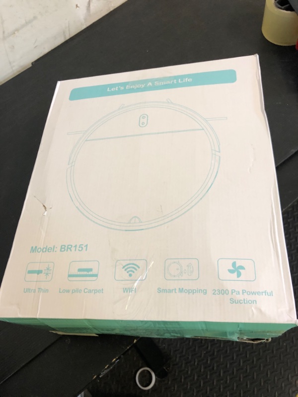 Photo 1 of MAMNV Robot Vacuum and Mop,2 in 1 for Carpet & Hard Floor,Robotic Vacuum Cleaner with Alexa/Voice/App,Powerful & Quiet for Pet Hair,Slim 2.87",Self-Charging & Zigzag Path Cleaning