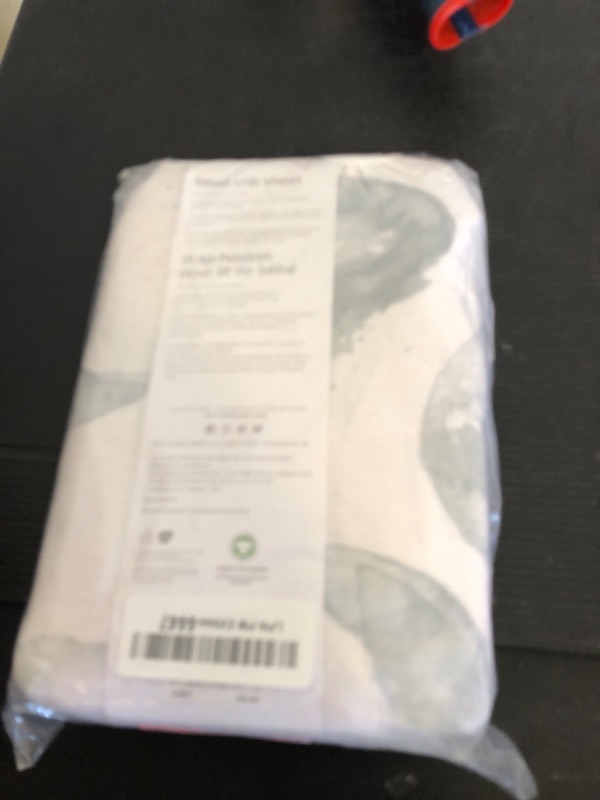 Photo 1 of Burt's Bees Baby Essential Organic Cotton Fitted Crib Sheet, Breathable for Boy Girl Standard Crib & Toddler Mattresses