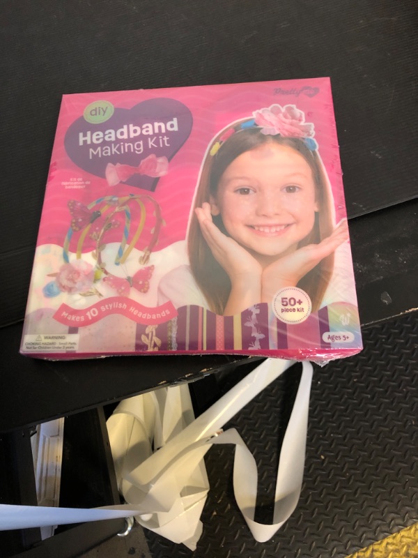 Photo 1 of Pretty Me Headband Making Kit for Girls - Arts & Crafts Gift - Make Your Own Fashion Headbands for Kids - DIY Hair Accessories Set - Gift for Ages 5-12 Year Old Girl - Little Kids Art & Craft Gifts