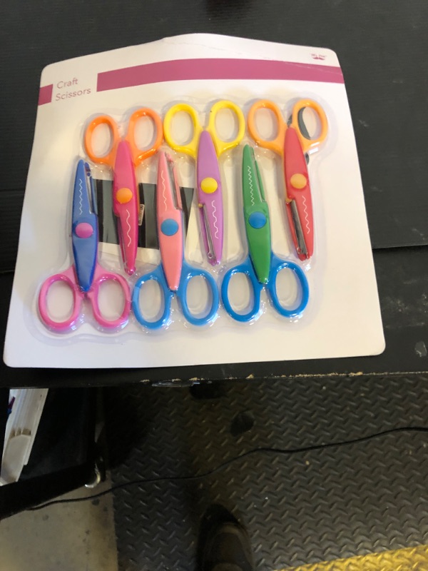 Photo 1 of Mr. Pen Craft Scissors - Decorative Edge, 6 Pack, Zig Zag, Scrapbooking, Fancy, Pattern, Design