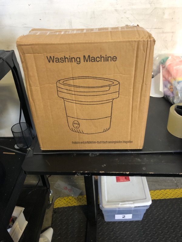 Photo 1 of Portable Washing Machine, 16L Upgraded with Spin Basket Laundry Machine, 3 Cleaning Modes Suitable for Small Clothes, Foldable Design Ideal for Hotel, Home, Apartment and Campain