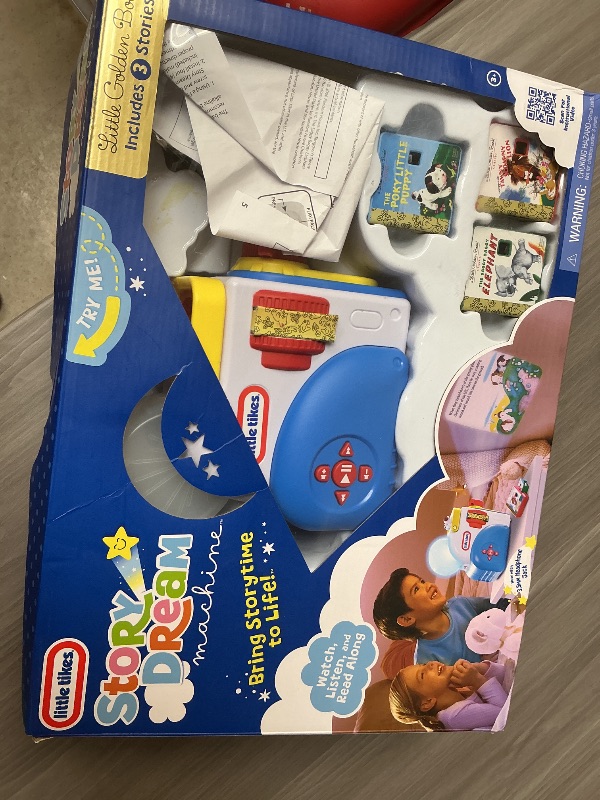 Photo 1 of Little Tikes Story Dream Machine Starter Set, Storytime, Books, Little Golden Book, Audio Play, The Poky Little Puppy Character, Nightlight, Toy Gift for Toddlers and Kids Girls Boys Ages 3+