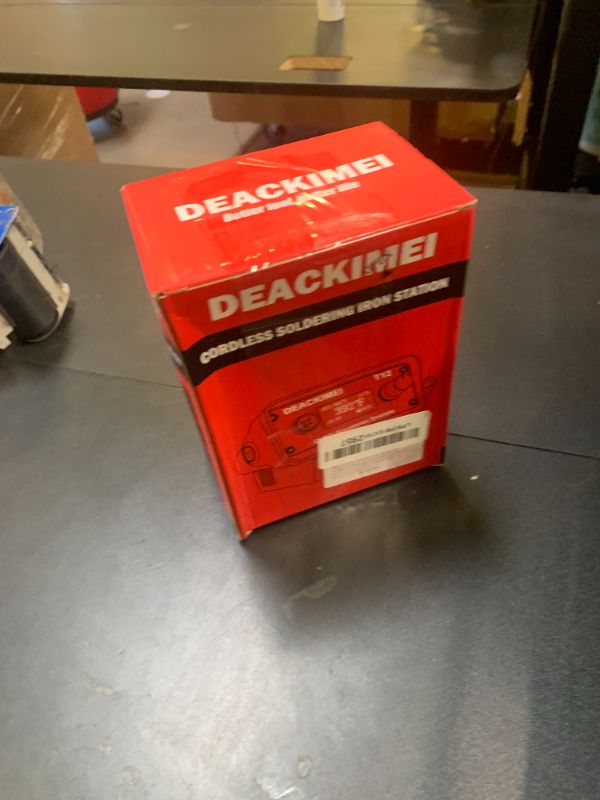 Photo 1 of Deackimei Cordless Soldering Iron Station for Milwaukee 18V Battery, 3 Iron Tips, Quick Heating Lead-Free Solder, Precise Heat Control for Any Projects, Auto Sleep, Low Voltage Protection (Tool Only)