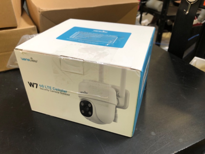 Photo 1 of wansview 4G LTE Cellular Security Camera Outdoor - 360° PTZ No WiFi Security Camera, 2K Color Night Vision, 2-Way Audio, 24/7 SD Card Storage(SIM Card Included), Works with Alexa & Google Home, W7-4G