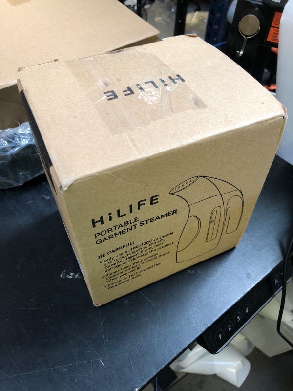 Photo 1 of HiLIFE Steamer for Clothes, Portable Handheld Design, 240ml Big Capacity, 700W, Strong Penetrating Steam, Removes Wrinkle, for Home, Office(ONLY FOR 120V)