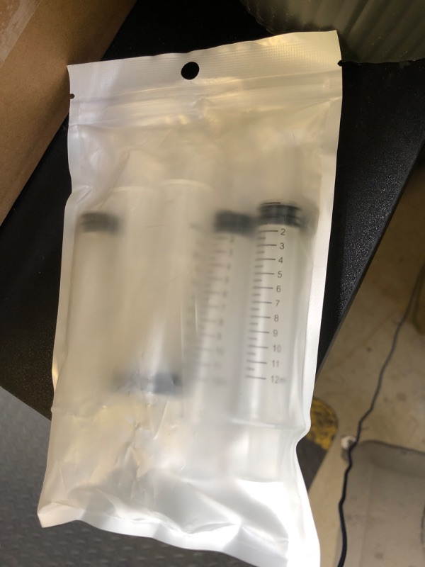 Photo 1 of Wisdom Teeth Syringe, 5 Pack Irrigation Dental Syringes with Measure Scale & Curved Tip for Dental Care Liquid Oral Tonsil Stone