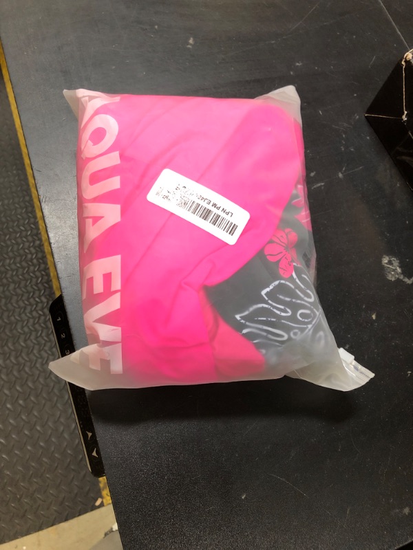 Photo 1 of Aqua Eve Two Piece Women's Tankini Swimsuits Blouson Swim Tank Top with Shorts Modest Bathing Suits Pink Floral XXL