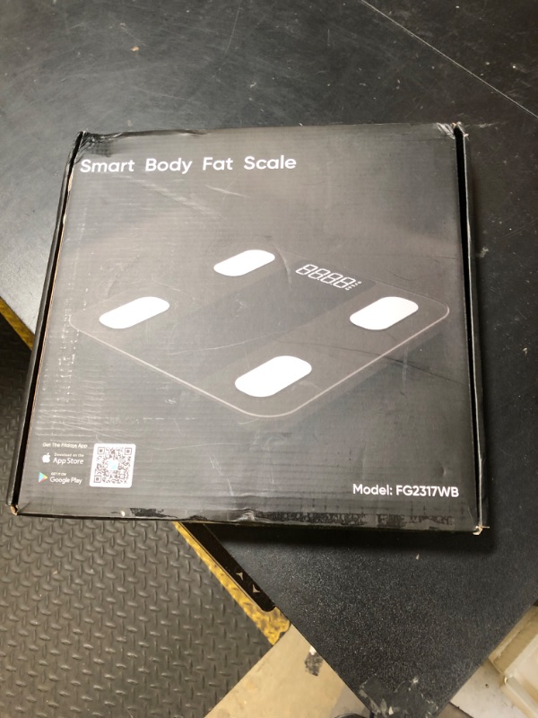 Photo 1 of KUAIVO Body Fat Scale, High-Precision Body Analysis Scale 180kg/400lb, Smart Body Scale Digital with APP for Body Fat, BMI, Muscle Mass, BMR, Protein, Batteries Included