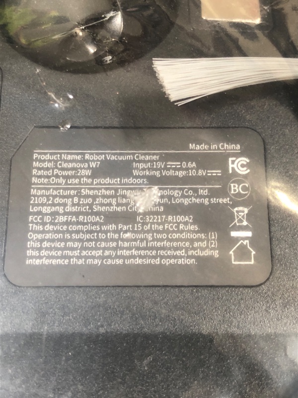 Photo 1 of PSUK W7 Robot Vacuum and Mop Combo, 2 in 1 Mopping Robotic Vacuum Cleaner with Watertank and Dustbin, Self-Charging, Slim, Max 120mins Runtime for Hard Floor, Carpet Cleaning