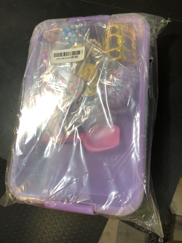 Photo 1 of Bbiamsleep Mermaid Sensory Bin, Ocean Sand Kit with Color Sand Mermaid Sensory Kit for Birthday Party