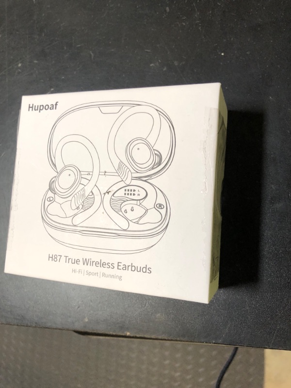 Photo 1 of Wireless Earbuds Sport, 2025 Bluetooth 5.4 Headphones with Earhooks, 50H Stereo Deep Bass Over Ear Buds with 4 ENC Noise Canceling Mics, IP7 Waterproof Earphones for Running Workout Gym (Android/iOS)