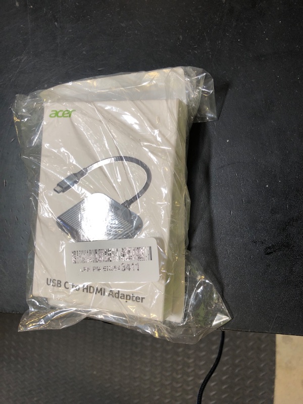 Photo 1 of acer USB C to HDMI Adapter, 4K@60Hz HDMI to Type C Adapter with 100W PD, USB A 3.0 Port, 3 in 1 USBC Digital av Multiport Converter for Laptop, MacBook, iPad, iPhone 15/16, Tablets, Switch, etc