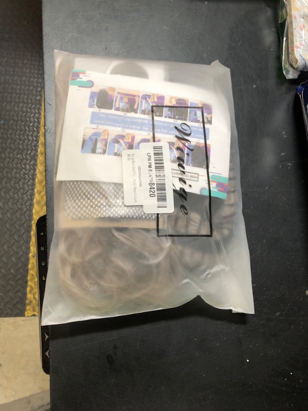 Photo 1 of Wiwige Short Curly Fluffy Wig Silver Mixed Brown Layered Messy Shaggy Synthetic Hair Wig for Women Old Lady