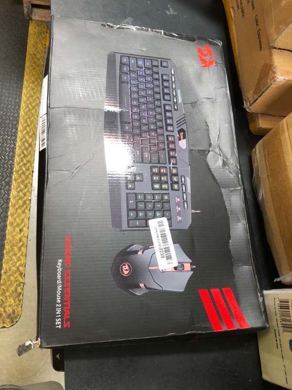 Photo 1 of Redragon S101 Gaming Keyboard, M601 Mouse, RGB Backlit Gaming Keyboard, Programmable Backlit Mouse, Value Combo Set [New Version]