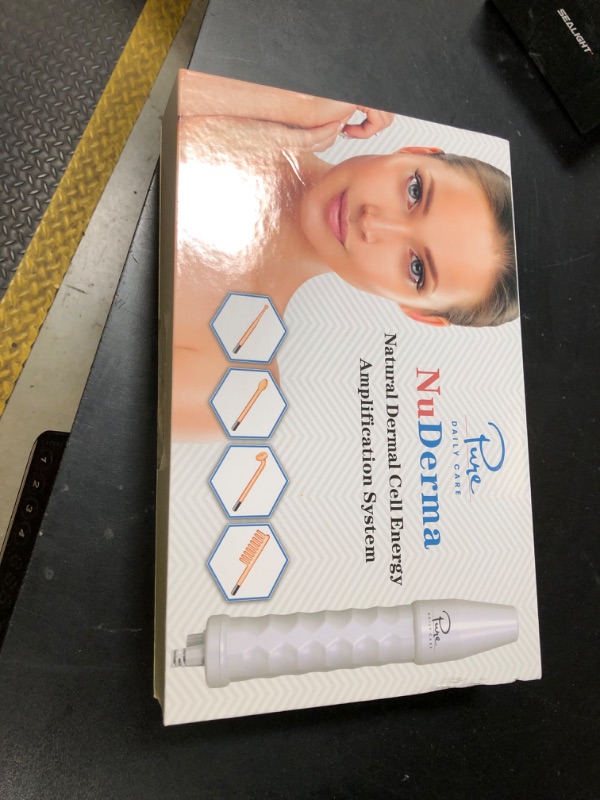 Photo 1 of Pure Daily Care NuDerma Handheld Skin Therapy Wand Machine w/Neon – Anti-Aging - Skin Tightening - Wrinkle Reducing - Dark Circles – Clarifying - Hair & Scalp Stimulator