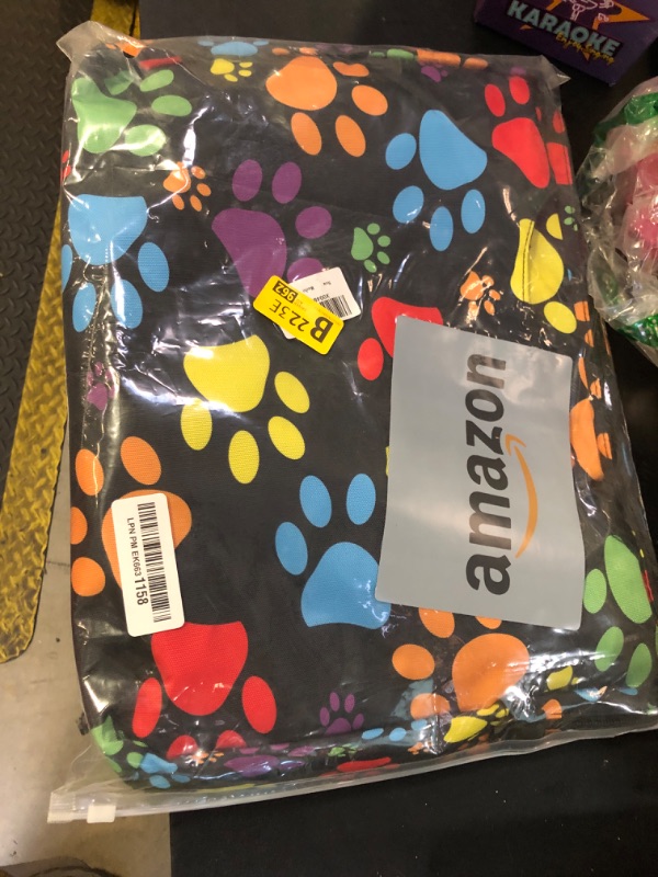 Photo 1 of Laptop Shoulder Bag Portable Laptop Sleeve Case for 14/15.6/16in Notebook Computer Messenger Bag Women Men Briefcase (Colorful Paw Print)