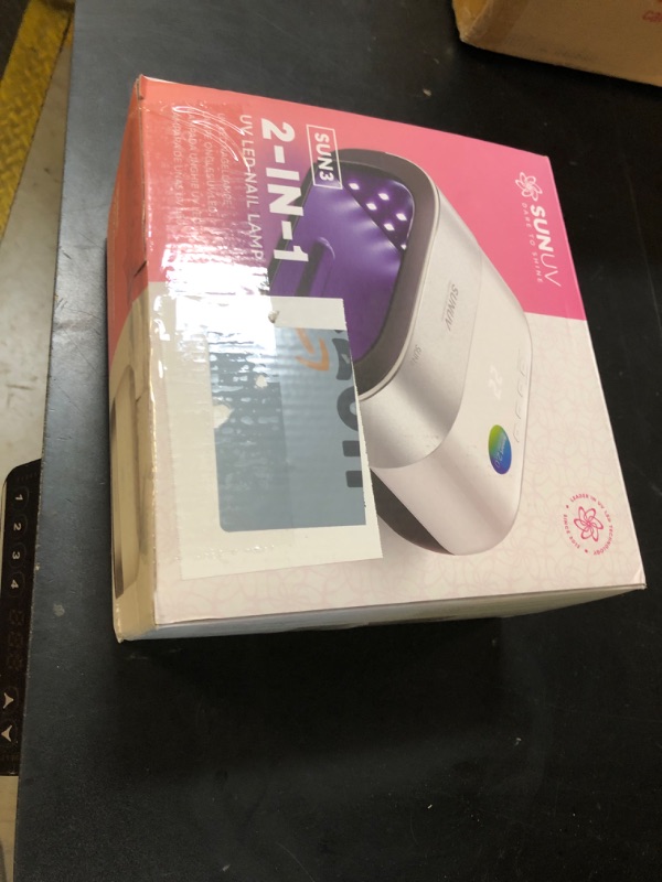 Photo 1 of SUNUV SUN3 Professional UV Light for Gel Nails, LED Nail Lamp for Gel Polish with 4-Timer and Sensor, 39 PCS LED Beads, UV Dryer for Salon Home Gift for Woman Mom Girl