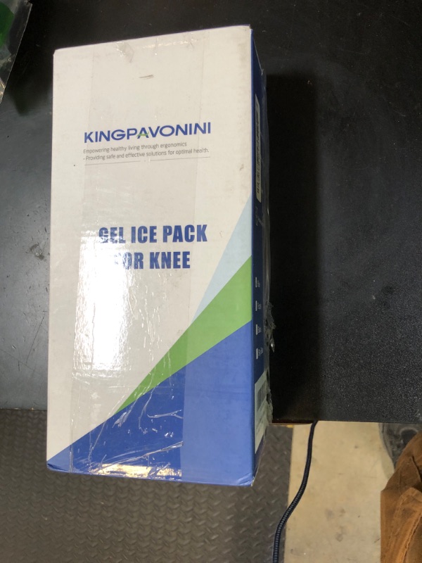 Photo 1 of XXL Knee Ice Pack Wrap Around Entire Knee After Surgery, Reusable Gel Pack for Injuries, Large Ice Pack for Pain Relief, Swelling, Surgery, Sports Injuries, 1 Pack