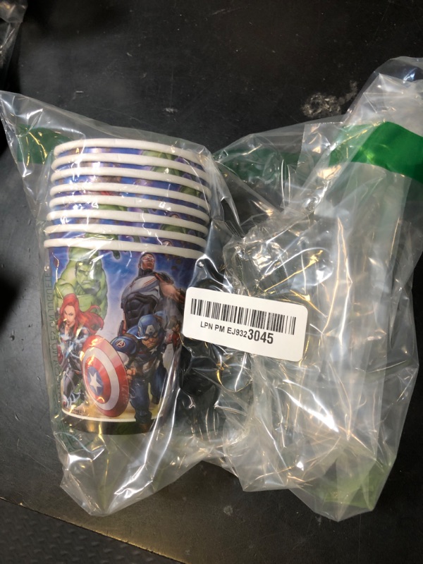 Photo 1 of Unique Avengers Disposable Paper Cups - 9 oz., 8 Pcs