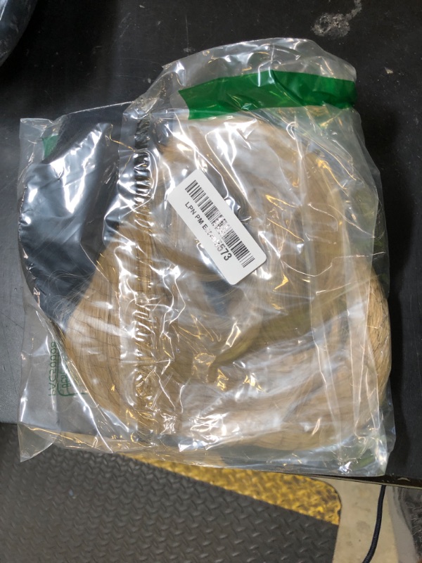 Photo 1 of DOITOOL Canvas Hat Wig Straight Human Hair Wig Hats Has Short Straight Wig Hair Extension Hat Wig Caps for Women One-piece Hat Wig Miss One Piece Sun Visor High Temperature Wire, 26.00X13.00X1.00CM