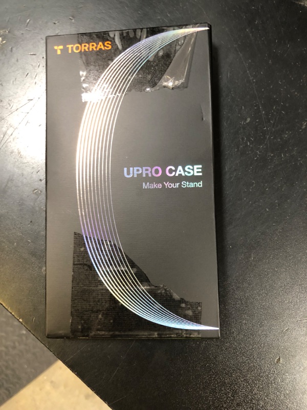 Photo 1 of TORRAS Magnetic UPRO Ostand Case for iPhone 12 & 12 Pro, Clear with Stand, MIL-Grade Shockproof, Compatible with MagSafe, Crystal Clear