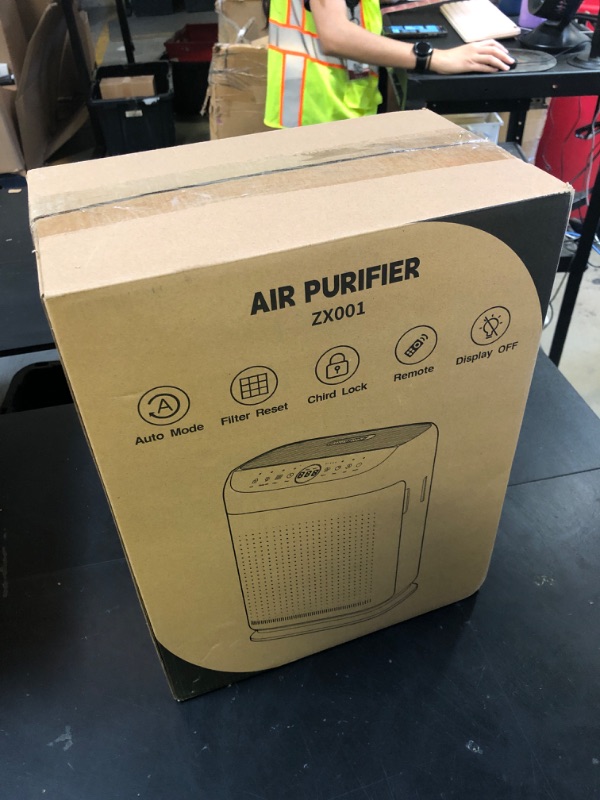 Photo 1 of Air Purifiers for Home Large Room Up to 2500 Ft² With Double Air Intake, Washable Pre-Filters, AnEgoe Pet Air Purifier for Bedroom With Remote Control,HEPA Air Cleaner for Dust, Pets, White
